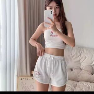 Kawaii Hello Kitty Two Piece Set